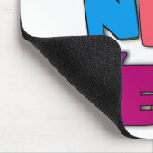 Happy New Year leuk Cartoon Colorful Greeting Muismat (Hoek)