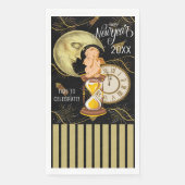 Happy New Year  look Paper Guest Towels Servet (Voorkant)