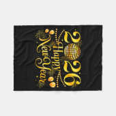 Happy New Year Matching New Year Eve Party Disco B Fleece Deken (Voorkant (Horizontaal))