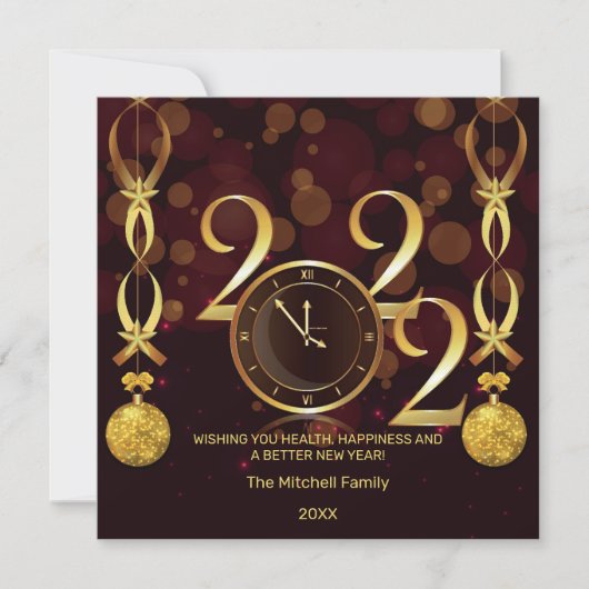 happy new year merry christmas (Voorkant)