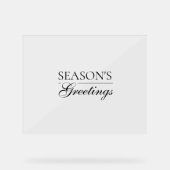 Happy New Year Merry Christmas Holiday Season Acryl Bord (Voorkant)