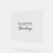 Happy New Year Merry Christmas Holiday Season Acryl Bord (Hoek)