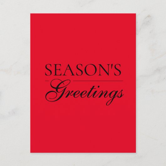 Happy New Year Merry Christmas Holiday Season Briefkaart (Voorkant)