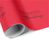 Happy New Year Merry Christmas Holiday Season Cadeaupapier (Rol Hoek)