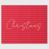 Happy New Year Merry Christmas Holiday Season Cadeaupapier (Vlak)