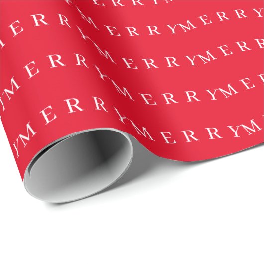 Happy New Year Merry Christmas Holiday Season Cadeaupapier (Rol Hoek)