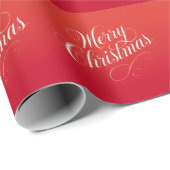 Happy New Year Merry Christmas Holiday Season Cadeaupapier (Rol Hoek)