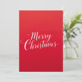 Happy New Year Merry Christmas Holiday Season Card (Staand voorkant)