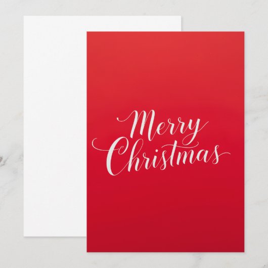 Happy New Year Merry Christmas Holiday Season Card (Voorkant / Achterkant)