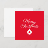 Happy New Year Merry Christmas Holiday Season Card (Voorkant / Achterkant)