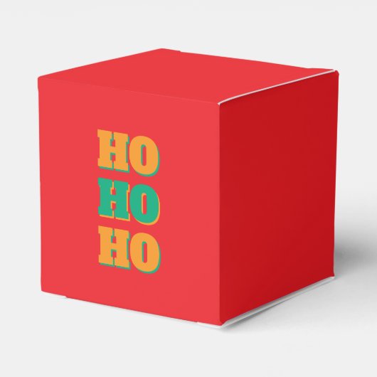 Happy New Year Merry Christmas Holiday Season HoHo Bedankdoosjes (Achterkant)