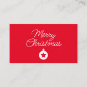 Happy New Year Merry Christmas Holiday Season Informatiekaartje (Voorkant)