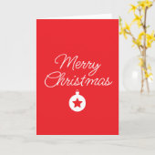 Happy New Year Merry Christmas Holiday Season Kaart (Gele Bloem)