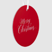 Happy New Year Merry Christmas Holiday Season Ornament (voorkant)