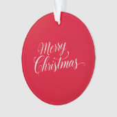 Happy New Year Merry Christmas Holiday Season Ornament (voorkant)