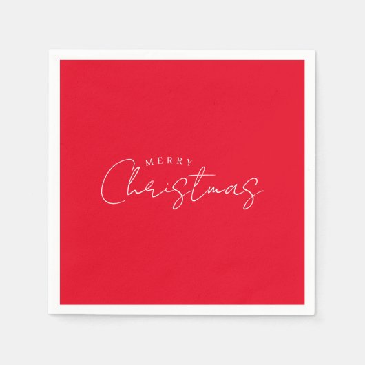 Happy New Year Merry Christmas Holiday Season Servet (Voorkant)