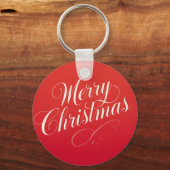 Happy New Year Merry Christmas Holiday Season Sleutelhanger (Voorkant)