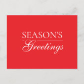 Happy New Year Merry Christmas Holiday Season Uitnodiging Briefkaart (Voorkant)