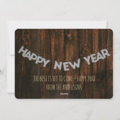 Happy New Year Modern Family Photo Collage Review Feestdagenkaart (Achterkant)