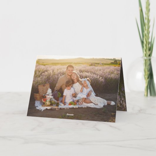 Happy New Year Modern Script Gold Starburst Foto Feestdagen Kaart (Achterkant)