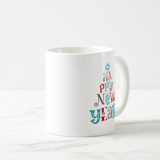 Happy New Year Mok (Voorkant rechts)
