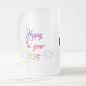 Happy New Year Mok – Vier 2025 in stijl!" (Voorkant links)