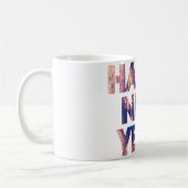 Happy New Year-mok voor feestdagen Koffiemok (Links)