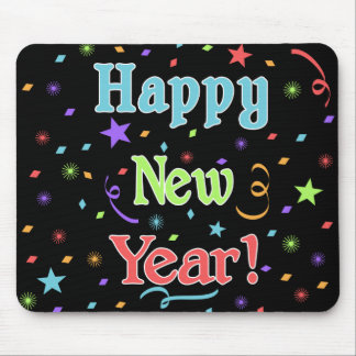 Happy New Year Mousepad Muismat