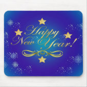 Happy New Year Mousepad Muismat (Voorkant)