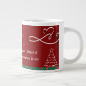 Happy New Year Mug – Premium Celebration Design Grote Koffiekop (Rechts)
