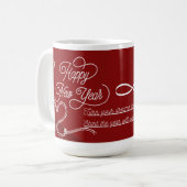 Happy New Year Mug – Premium Celebration Design Koffiemok (Voorkant links)