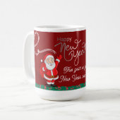 Happy New Year Mug – Premium Celebration Design Koffiemok (Voorkant links)