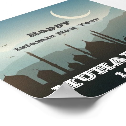 Happy New Year Muharram 1444 H Poster (Hoek)