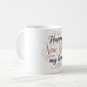 Happy New Year My Love Coffee Mug Koffiemok (Voorkant links)