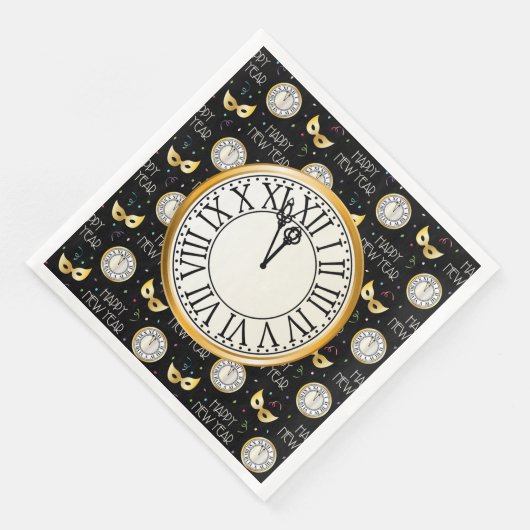 Happy New Year Napkins Servet (Hoek)