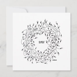 Happy New Year, New Year Greeting Kaart