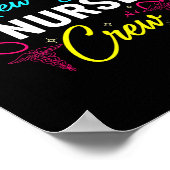 Happy New Year Nurse Shirt, Fireworks Stethoscope Poster (Hoek)