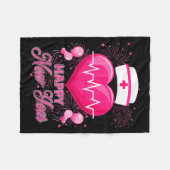 Happy New Year Nurses Heartbeat New Years Eve Part Fleece Deken (Voorkant (Horizontaal))