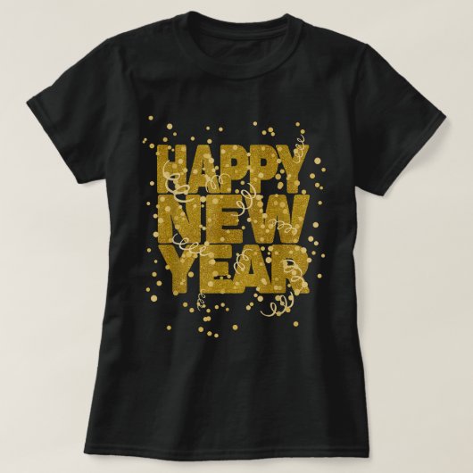 Happy New Year NYE Party - Grappig nieuwjaarsfeest T-shirt (Design voorkant)