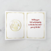 Happy New Year of The Rat - 2020 Kaart (Binnen)