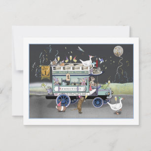 Happy New Year Omnibus Briefkaart