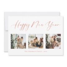 Happy New Year Oranje Multi Photo Collage