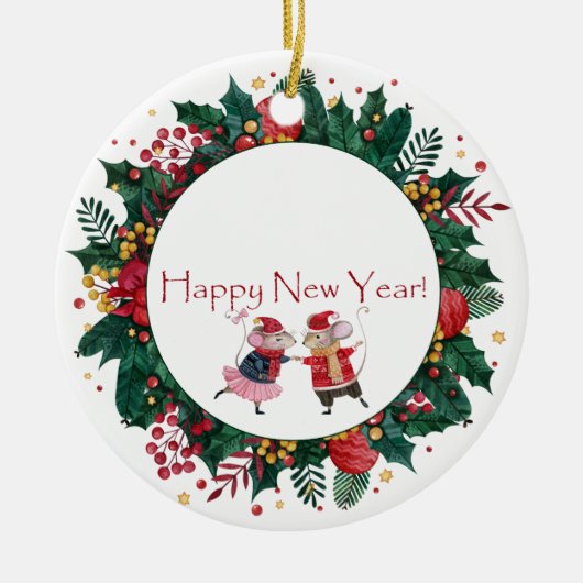 Happy New Year Ornament (Voorkant)