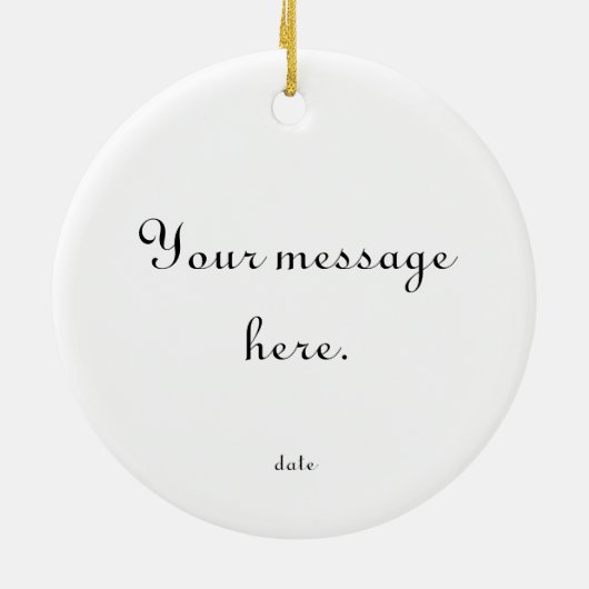 Happy New Year Ornament (Achterkant)