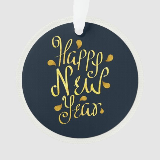 Happy New Year Ornament (voorkant)