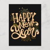 Happy New Year Oudejaarsavond Party Vrouwen Mannen Informatiekaartje (Achterkant)