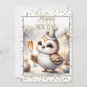 Happy New Year Owl Aankondiging