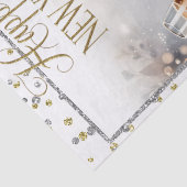 Happy New Year Owl Tissuepapier (Detail)