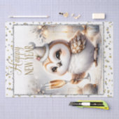 Happy New Year Owl Tissuepapier (Craft)