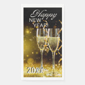 Happy New Year Paper Guest Towels Servet (Voorkant)